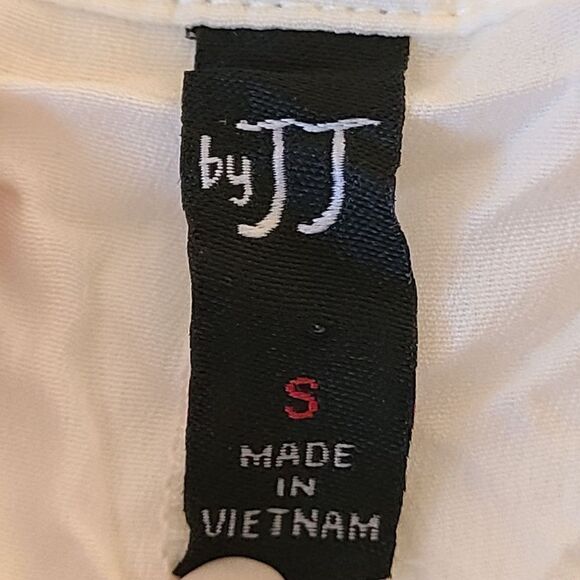 By JJ Lightweight Off White Summer Dress Size S - Picture 5 of 9